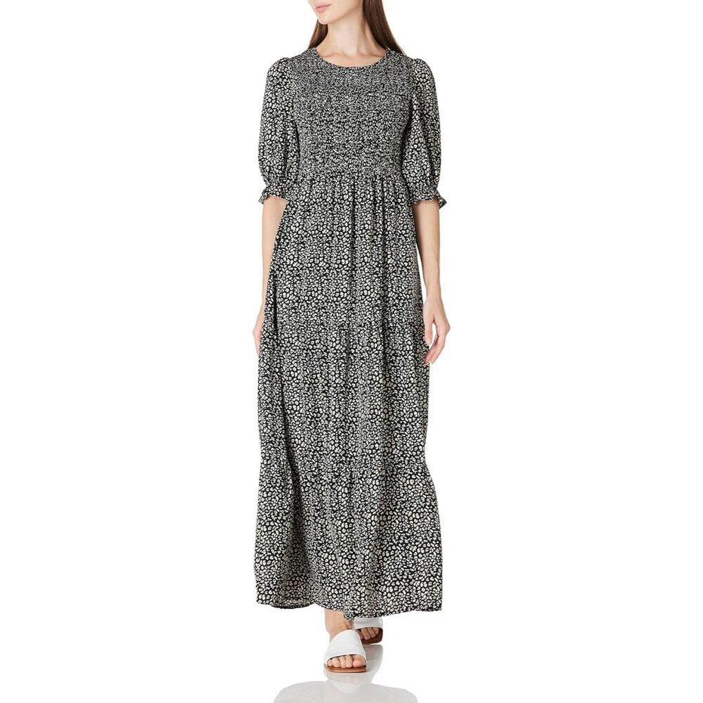 Womens Maxi Dress Floral Bohemian Tiered Casual Beach Party Office Wear